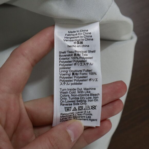 J. Crew Embellished Satin Dress Women 6 White Rich Auntie Core Event Holiday NWT - Picture 5 of 16